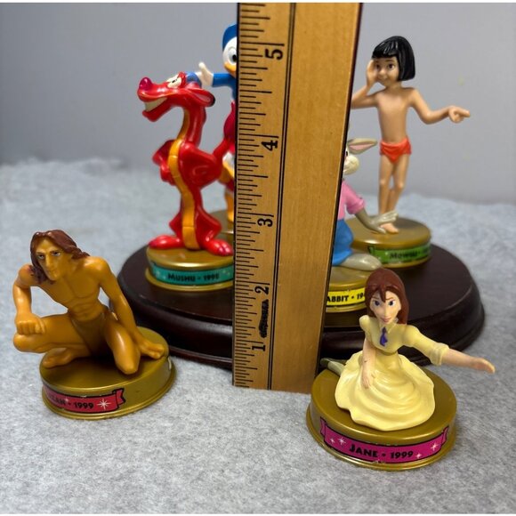 100 Years of Magic McDonalds 2002 Disney Figures Set of 7 on Stand Brer Rabbit, - Picture 8 of 9